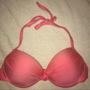 NEON PINK PUSH UP BIKINI